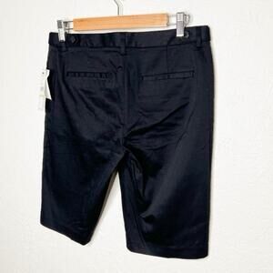 Laundry by Shelli Segal Black Trouser Tailored Dress Shorts, size M, B72, $42